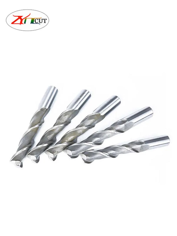 6 8 10 12 14 16 20 25mm High Speed Steel 2 Flute End Mill Cutter, HSS straight shank  full grinding extended edge milling cutter